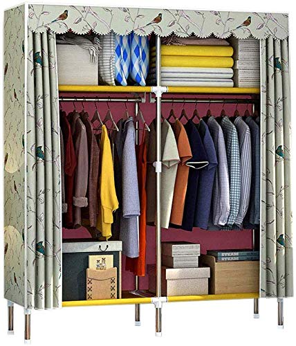 Penderie pendante pliable MU idéale pour organiser les vêtements sur un balcon fermé