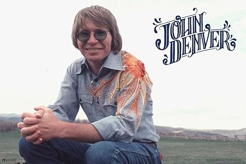 Pósteres laminados de John Denver, arte de pared con música, estética, decoración de habitación, sala de estar, oficina, cafetería, bar, retro,