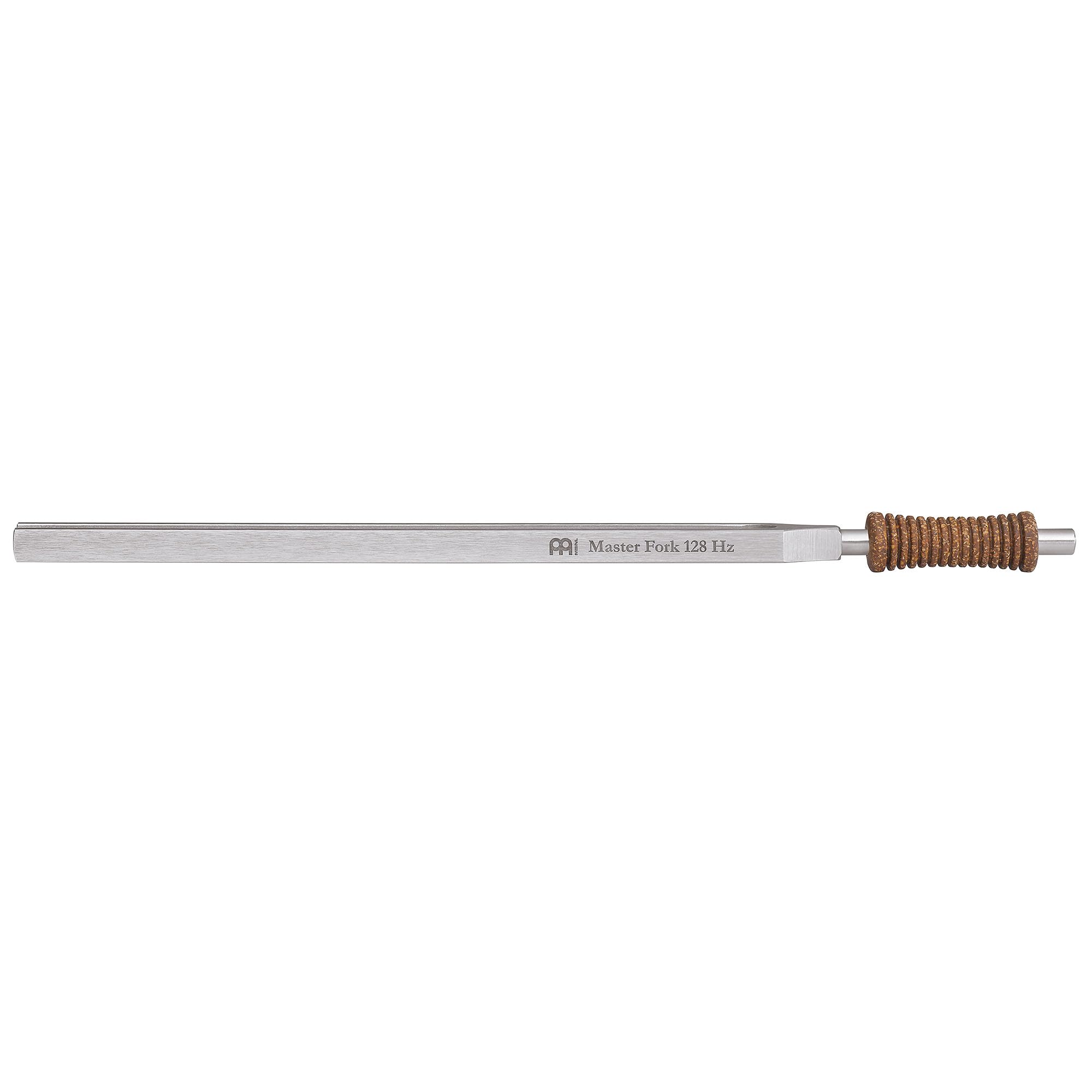 Tenedor de afinación de terapia planetaria, Master - Fabricado en Alemania - 128.00 Hz/C3, para curación de sonido, yoga y meditación, acero niquelado premium con mango ergonómico de corcho