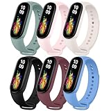 Msksjer Cinturino in Silicone Compatibile con Xiaomi Smart Band 4/3 Donne Uomini, Morbido Sport Traspirante Impermeabile Cinturini di Ricambio per Xiaomi Mi Band 3/4
