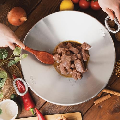 Vissmarta Discada Cooking Disc Disco Cooker Skillet Cowboy Wok Pan Disk Grill Plate Non Stick Nonstick for Camping Picnic Indoor Outdoor Activities Round Stove Top