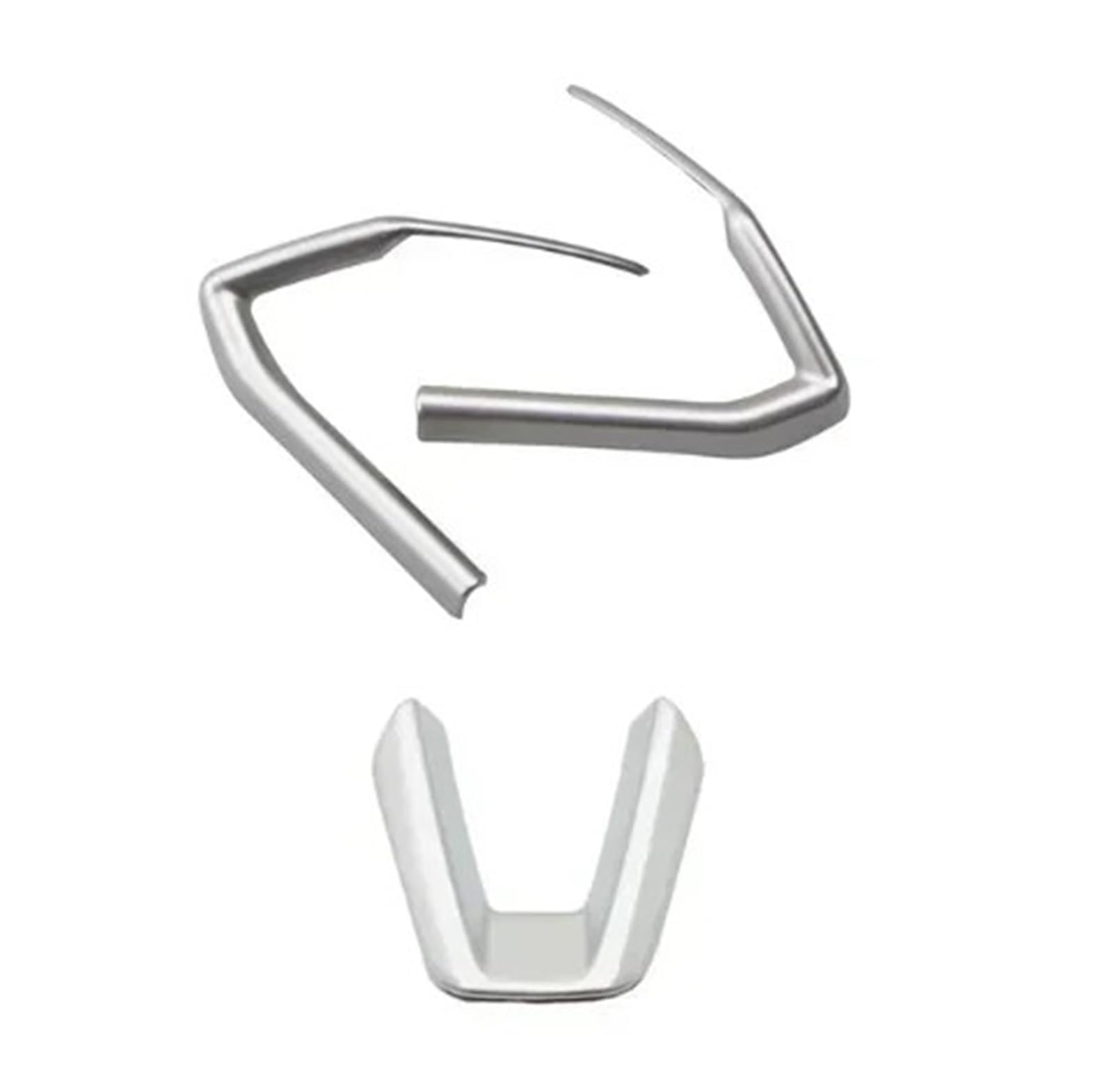Interior Trim for Mazda 2 3 6 for Demio CX3 for CX-5 CX5 CX7 CX9 for Axela for ATENZA 2017-2019 Car Steering Wheel Trim Circle Sequins Cover Sticker Auto Central Inner(Silver)