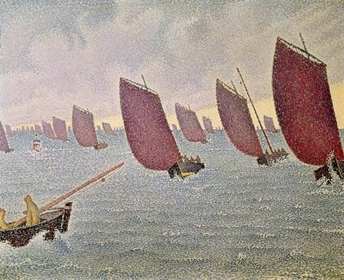 Tableaux Sur Toile Brise Concarneau Paul Signac Décoration Murale Moderne 60x90