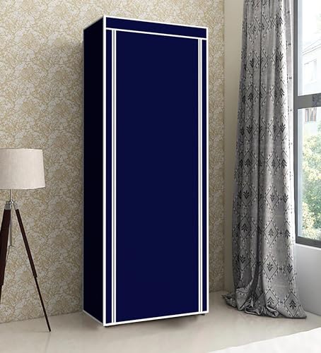 Image of YouCopia Shoe Rack for Home Non Woven Fabric - DIY Multipurpose Shoe Rack Organizer, 9-Layer Shoe Rack for Home -Shelf with Dustproof Door Entryway for Heels /Slippers /Boots (Blue, 9-Layer)