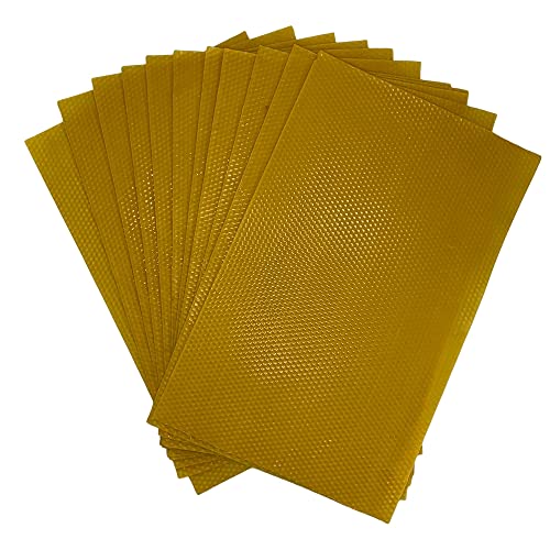 Opiniones de Ceras de abejas los mejores 10. 45 Cera De Abeja San Ignacio Orgánica 100% Pura USDA Organic 1 Kg - 11 Laminas Aprox.