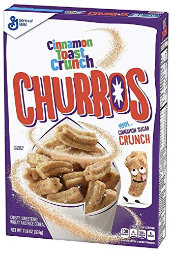 Cinnamon Toast Crunch Churros Cereal - 3 x 337g Boxes (Import)