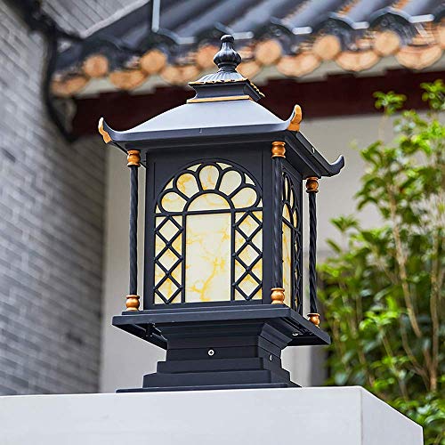 Luz de columna de aluminio impermeable para evitar el óxido y los fallos por lluvia