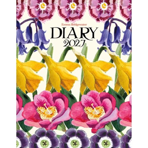 Carousel Worldwide 2027 Emma Bridgewater Garden Flowers Diary Week to View Deluxe Hardback