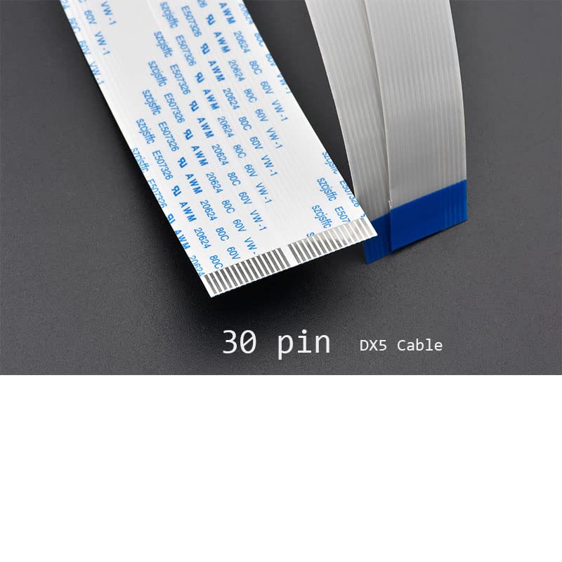 10PCS for Epson DX5 Print Head Cable FFC Flat Data Cable for Skycolor Allwin Xuli Aifa Witcolor Human Design Plotter 30 Pins