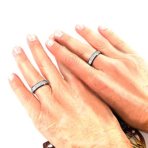 FORGIVEN JEWELRY Waiting Frosted Stainless Steel Ring3