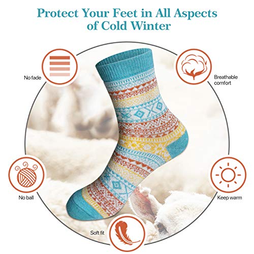 Image of MORECOO Socks for Women Novelty Socks Warm & Cozy Gifts for Women