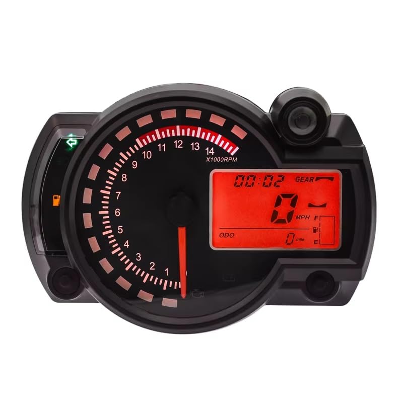 Contachilometri Contachilometri Digitale Universale Regolabile Da 7 Colori Per Moto Contachilometri Da 0 A 299 Km/h Cruscotto Per Moto(With sensor)