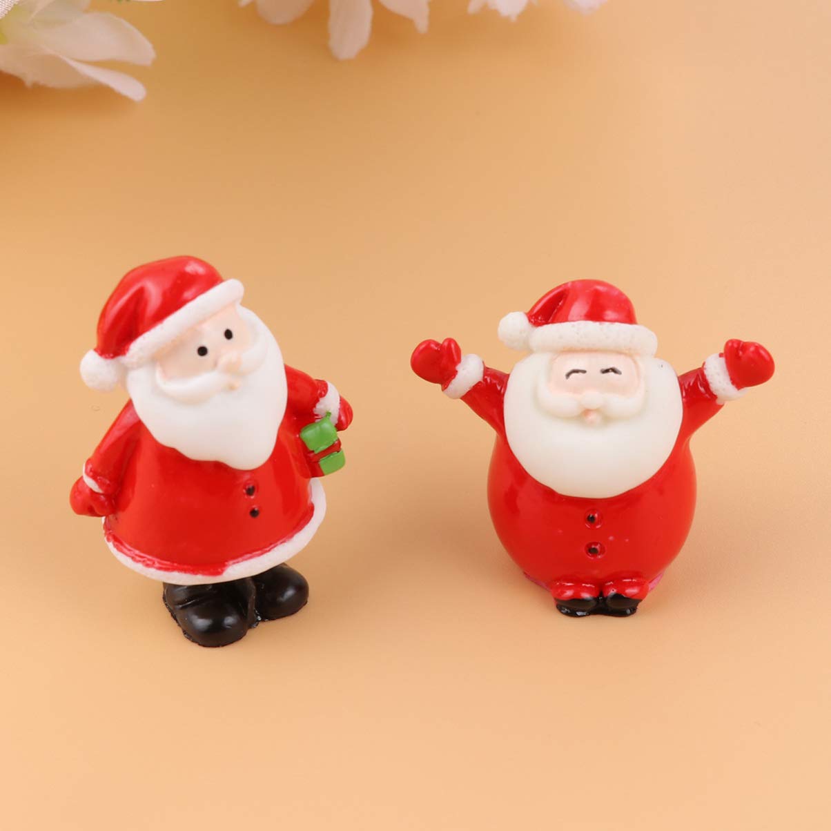 Amazon.com: 10PCS Mini Christmas Ornaments, Red Resin