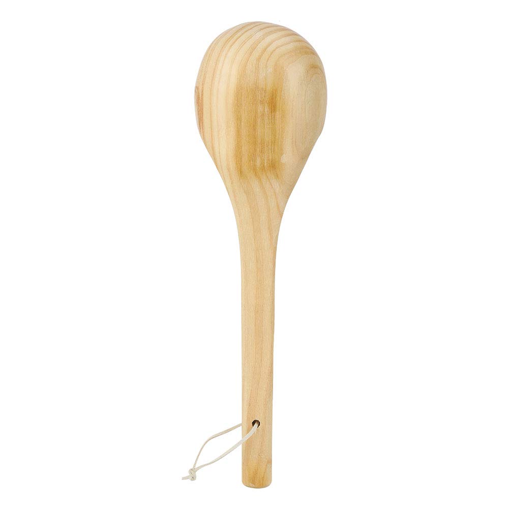 Raguso Sauna cuillère Simple cuillère de Salle de Sauna en Bois cuillère à la Main Accessoires de Sauna cuillère à louche à Eau de Sauna avec Lisse à Prise Confortable