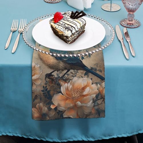 Servilletas de Tela con Patrón Floral Clásico Paquete 4 miniatura 4