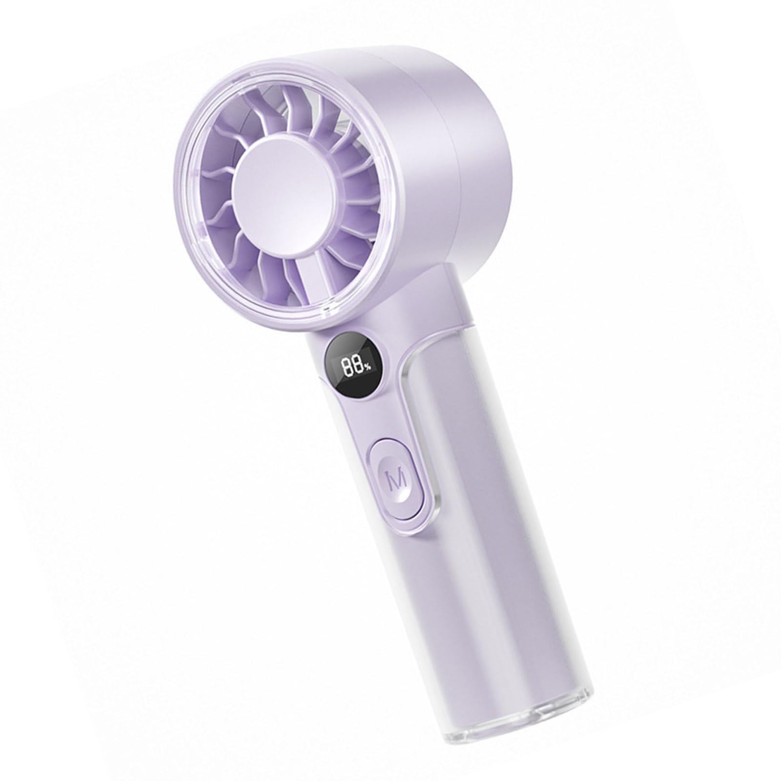 KieTeiiK Portable Handheld Fan 100 Speed Small Cooling Quiet Handheld Fan with Digital Display USB Rechargeable Usb Rechargeable for Outdoor