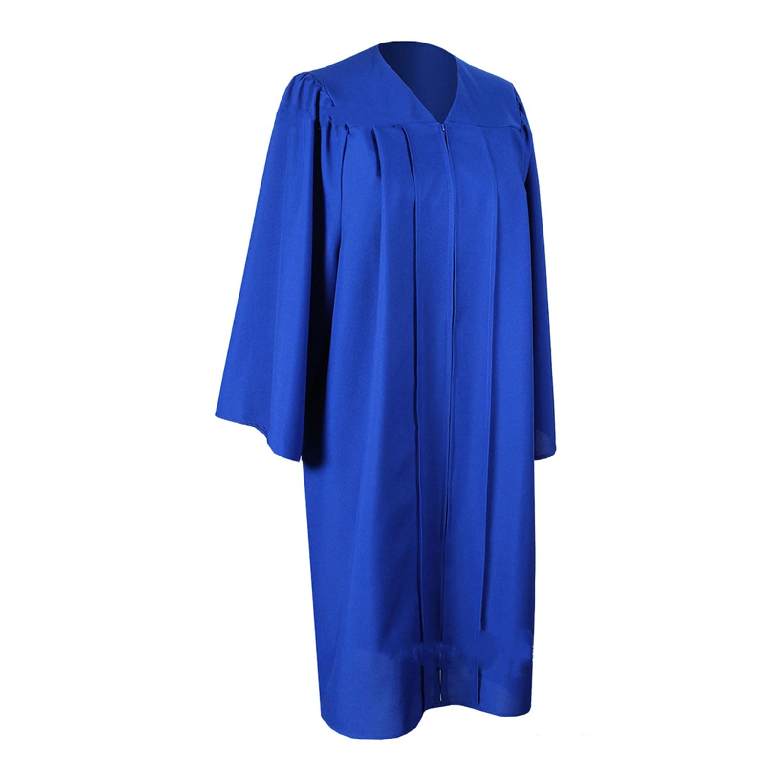 Graduación Talar Unisex Ligero Graduación Túnica con Gorra de Graduación y Borla Incluido Adecuado para Todas las Estaciones Cierre en la Parte Delantera Guía Talla Simple Negro