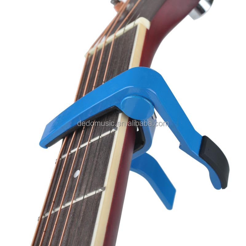 Image of Techtest Guitar Capo for Acoustic & Electric Guitar | Universal Capo Guitar for 6-String Quick Release Capo for Guitar Capo for Ukulele - Premium Metal Build - Acoustic Style