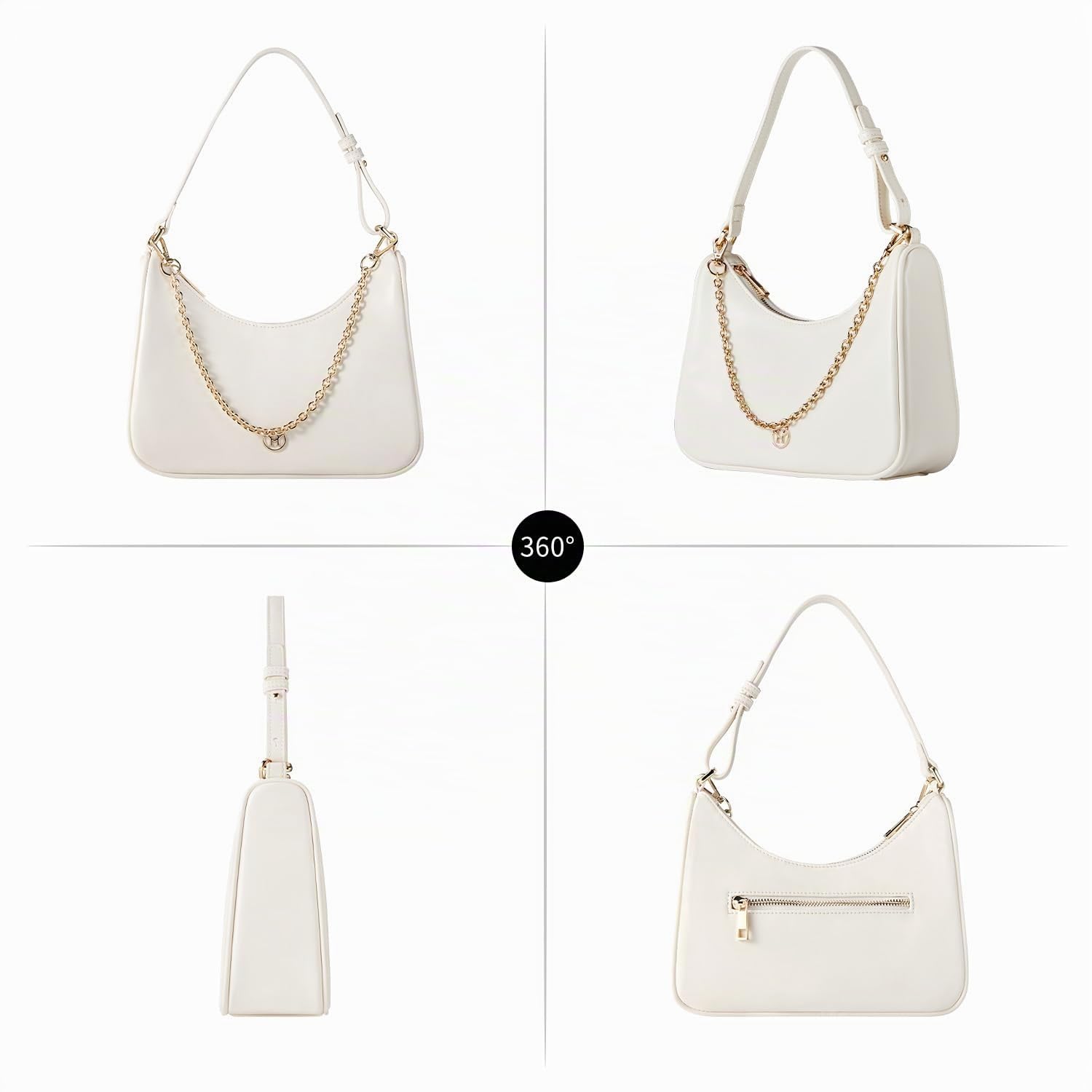 VICTORIA HYDE Borsa a tracolla da donna in vera pelle, stile vintage