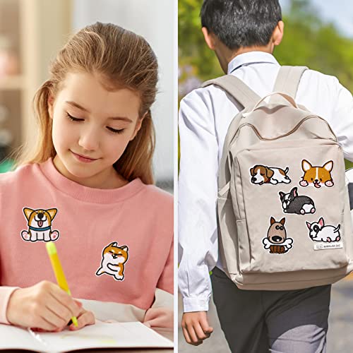 11Pcs Cute Dog Patches, Iron On/Sew On Puppy Applique, Cute Dog Patches For Dresses Jeans Hats Shoes Shirts Jackets Backpacks #TOP4
