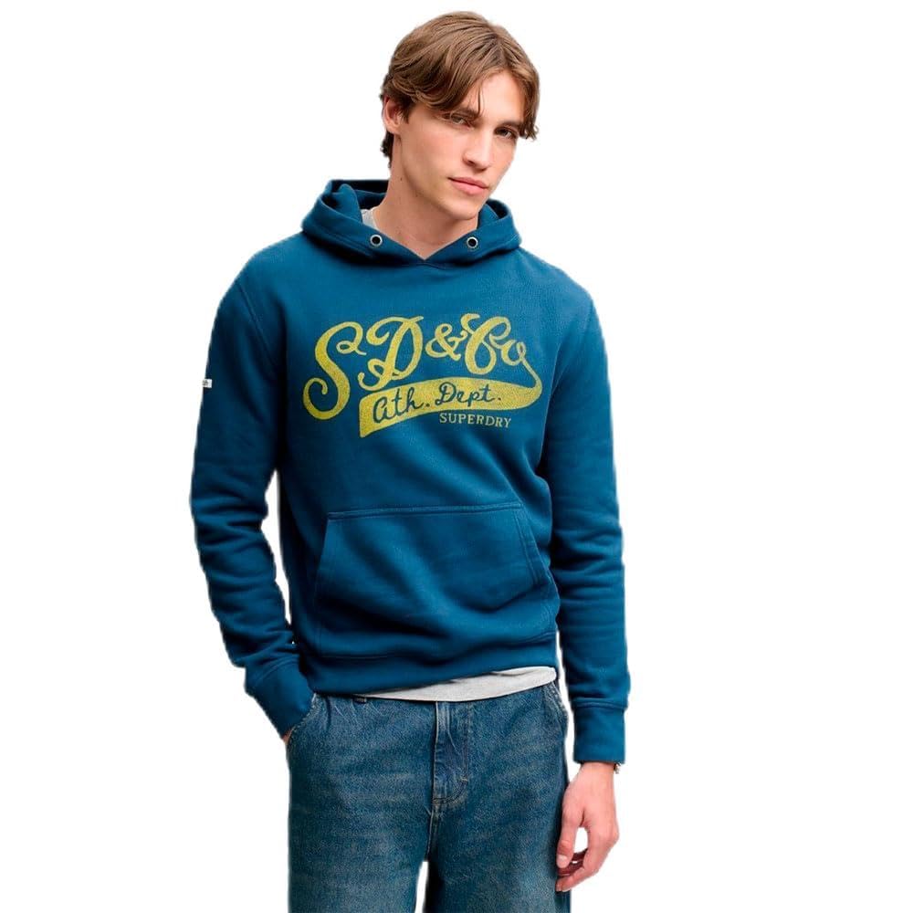Superdry Sudadera con Capucha Vintage Script M
