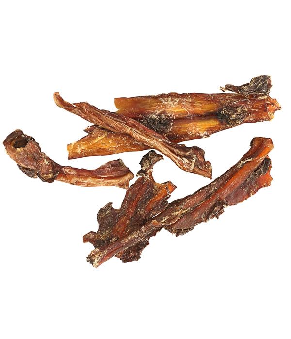 Dehner Wild Nature Hundesnack, Leckerli 100 % natürlich, Kausnack für ausgewachsene / sensible Hunde, Barf geeignet, Hirschsehne, 200 g