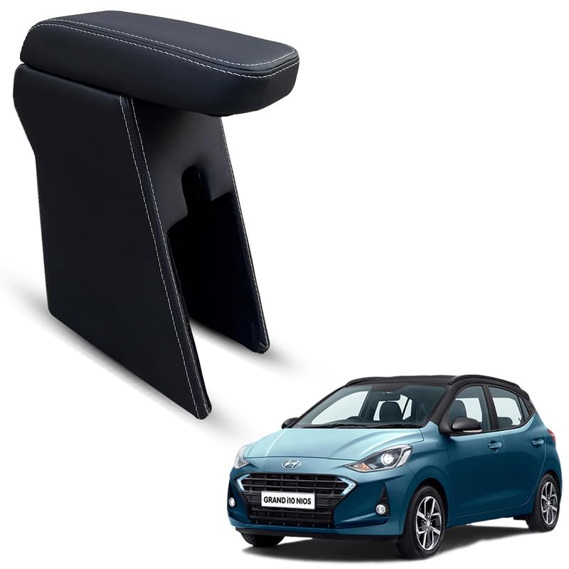 Carigiri Premium Finish Car Armrest with Storage Box And High Density Moulded Foam For Hyundai I10 Grand Nios (Models-201... - Review, Price and Buying Guide