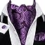 Dark Lavender Purple Paisley