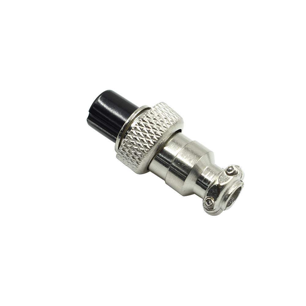 Amazon.com: Hxchen 2 Pin Metal Male Female Panel Connector 12mm