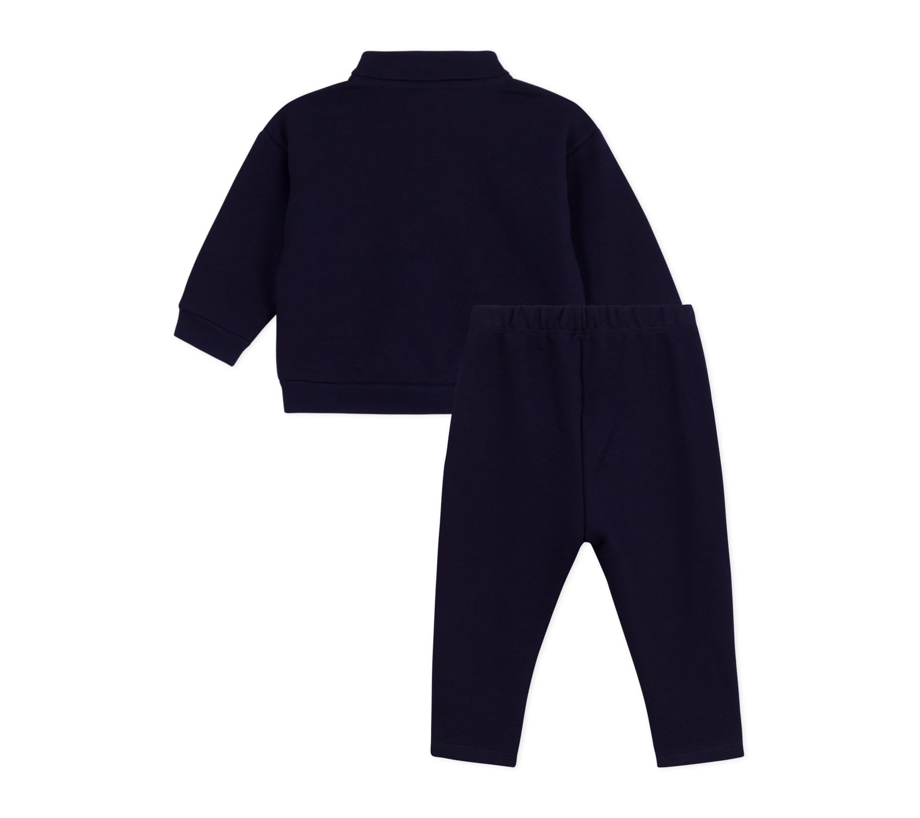 Petit Bateau Komplet bluzy i spodni niemowlęcych, jednokolorowa, bawełniana