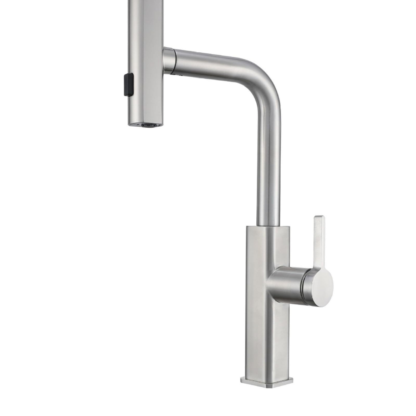 Fanjubei Brushed 304 Stainless Steel Pull-Out Kitchen Sink Faucet,