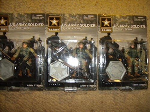 ARMY STRONG Officially Licensed US Army Solder Figure with Weapons and Accessories, Each Figure Sold Separately, Styles May Vary