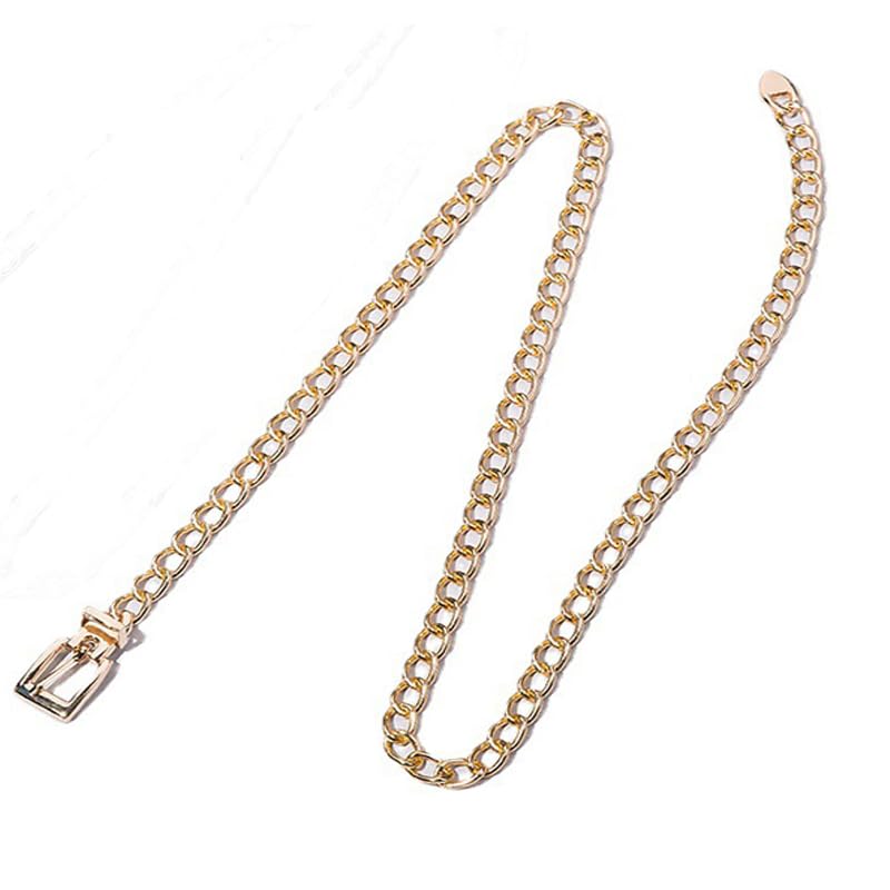 Western-Concho-Chain-Belt-Women Cowgirl Metal-Belts for Dresses Jeans Country Concert Outfit3