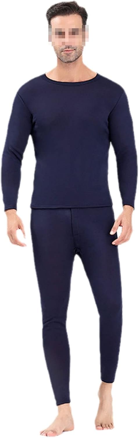 Men's Fleece Thermal Underwear Winter Set Cycling Skiing Warm Suit