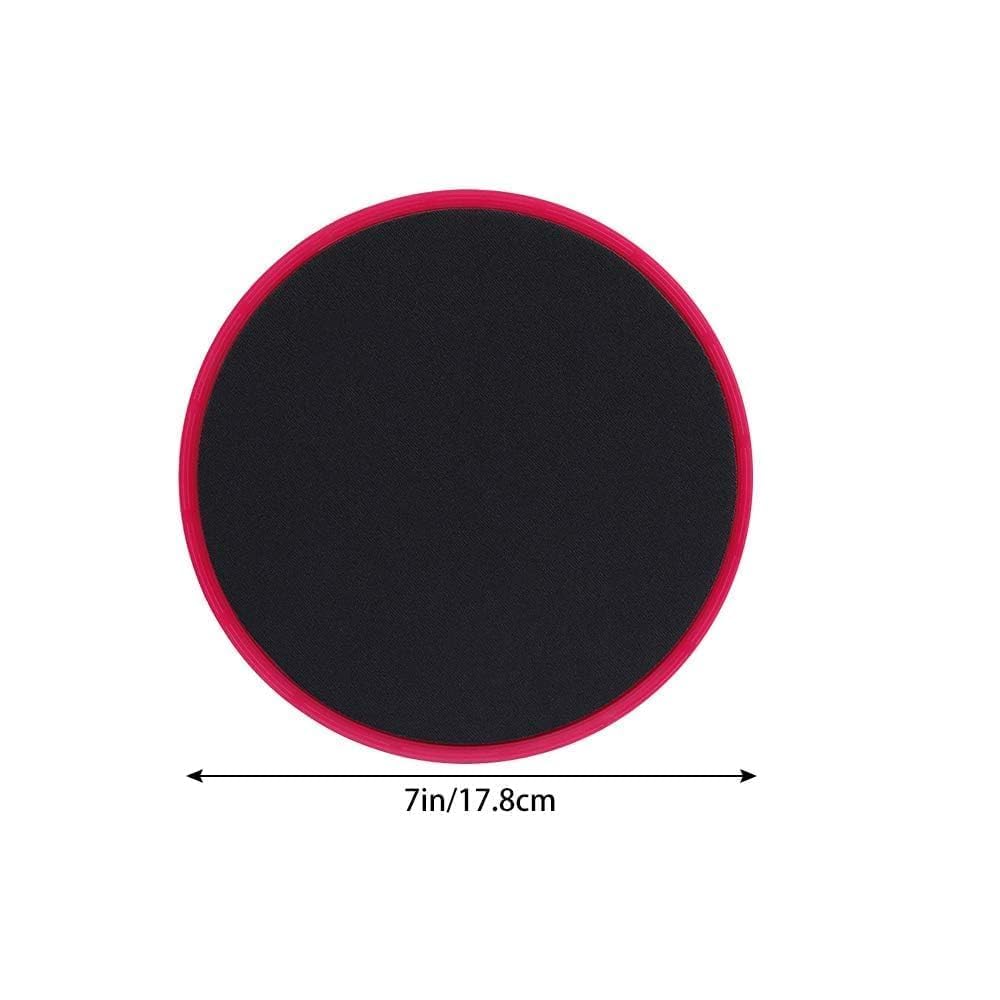 Zythrem 2PCS Disco Scorrevole Doppio Lato per Allenamento Addominali Full Body Dischi di Scorrimento per Casa Palestra e Pavimenti - Fitness Yoga
