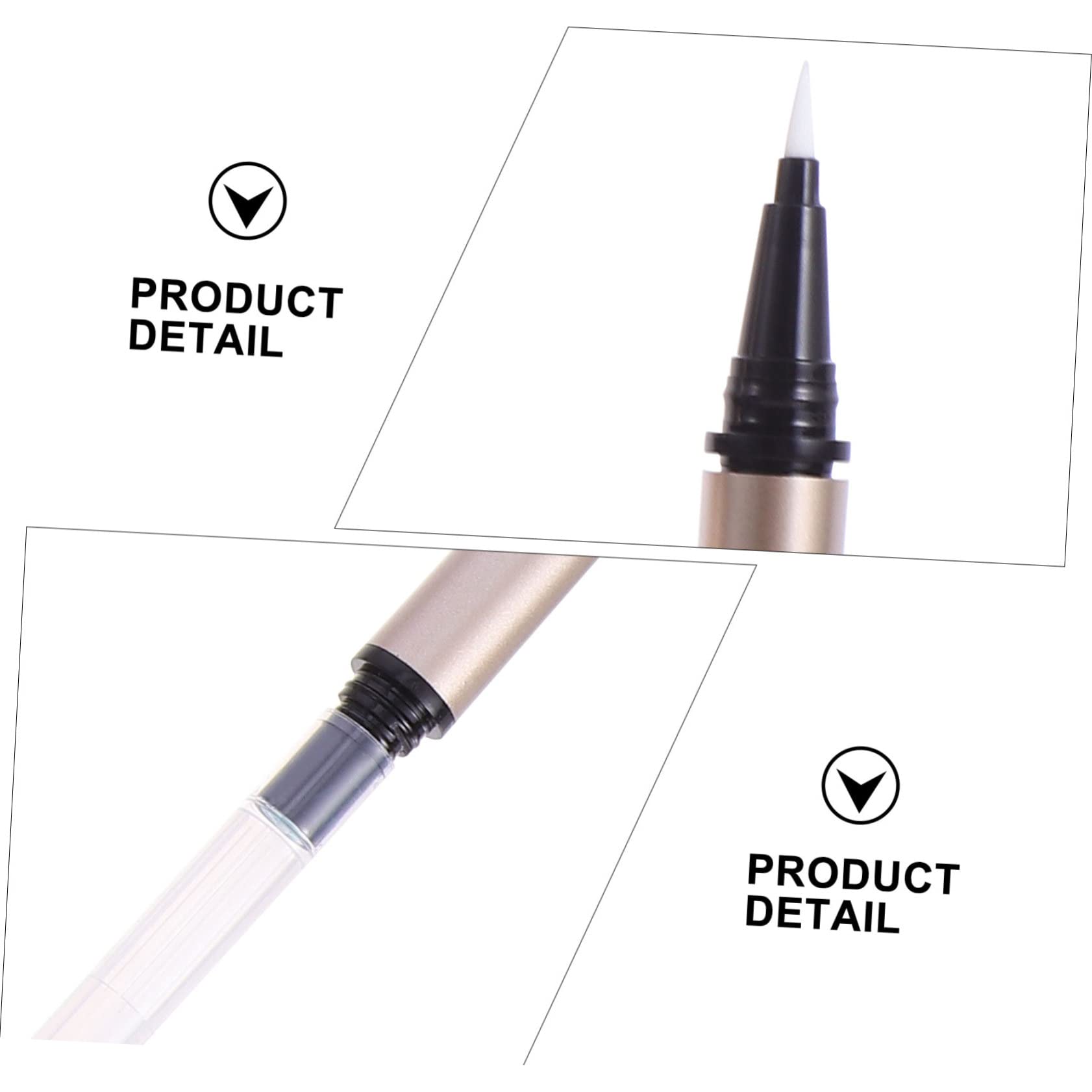 FRCOLOR 20pezzi Tubo Eyeliner Vuoto Ricaricabile Contenitore Per Eyeliner Liquido Bottiglia Pratica e Conveniente Per Trucco Art