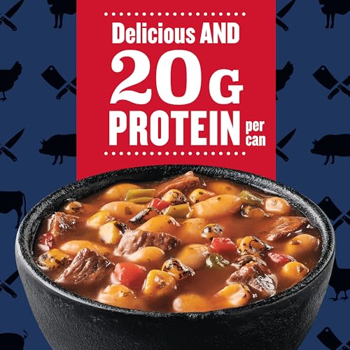 Image of Progresso Pitmaster Steakhouse-Style Steak & Bean Soup, Gluten Free 18.5 oz | Steak, Beans & Corn in Beef Broth, 20g Protein per Can, No Artificial Flavors