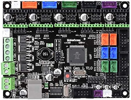 Aysimple 3D Printer Controller Board Integrated Mainboard for MKS Gen L V1.0 Compatible Ramps1.4/Mega2560 R3 Support A4988/8825/TMC2100 Motor Drivers