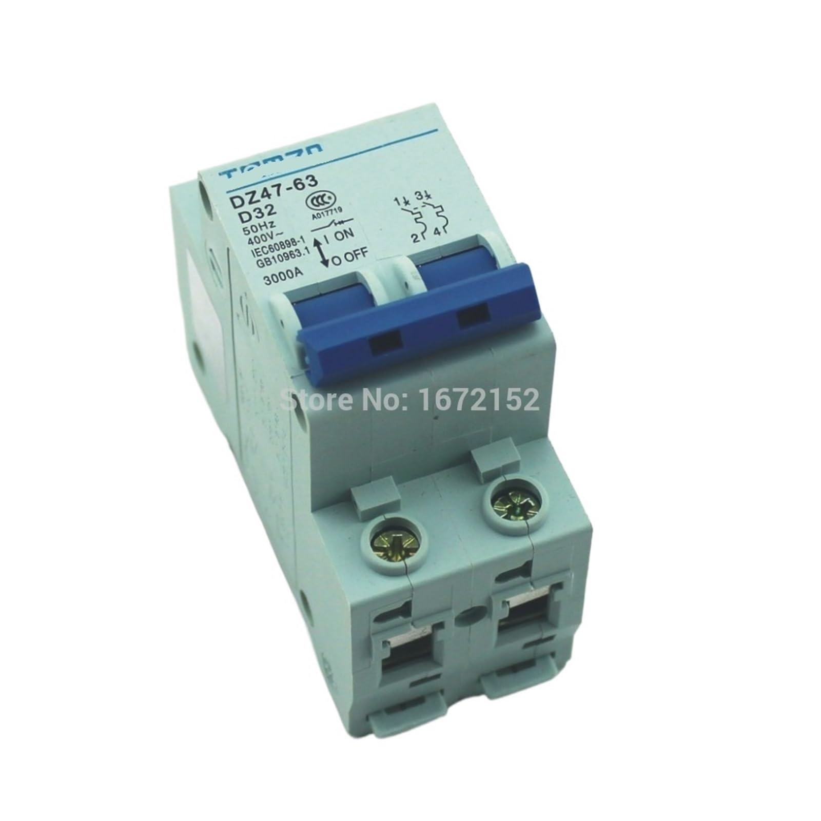 JNVFTCUX 2P 32A D Type 240V/415V 50HZ/60HZ Circuit Breaker Safety