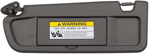 Vista 15 de Dasbecan Parasol para el lado izquierdo del conductor beige compatible con Honda Civic 2006-2011, reemplaza # 83280-SNA-W01ZB