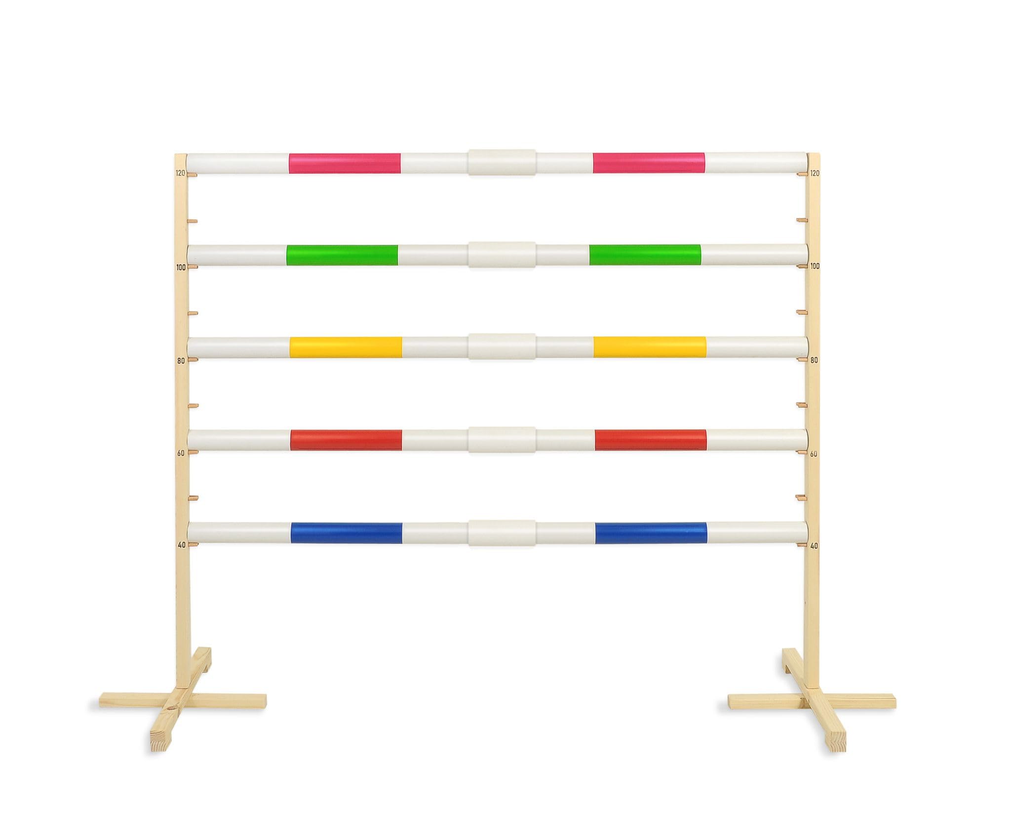 Obstacle de Saut pour Hobby Horse 160cm avec Deux Faisceaux 50 mm - Rose