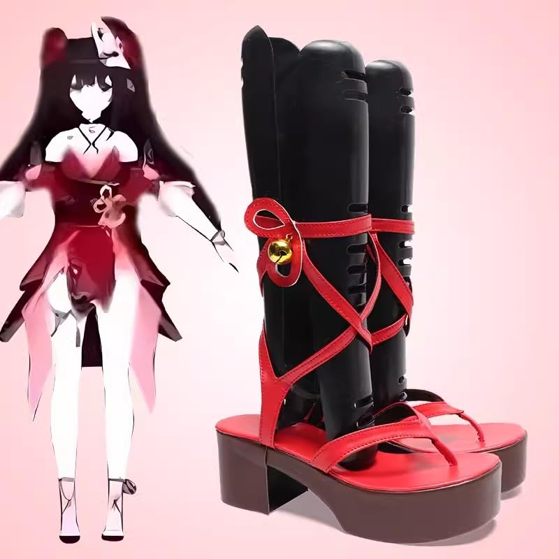 Amazon.co.jp: 崩壊スターレイル 花火(はなび) コスプレ 靴
