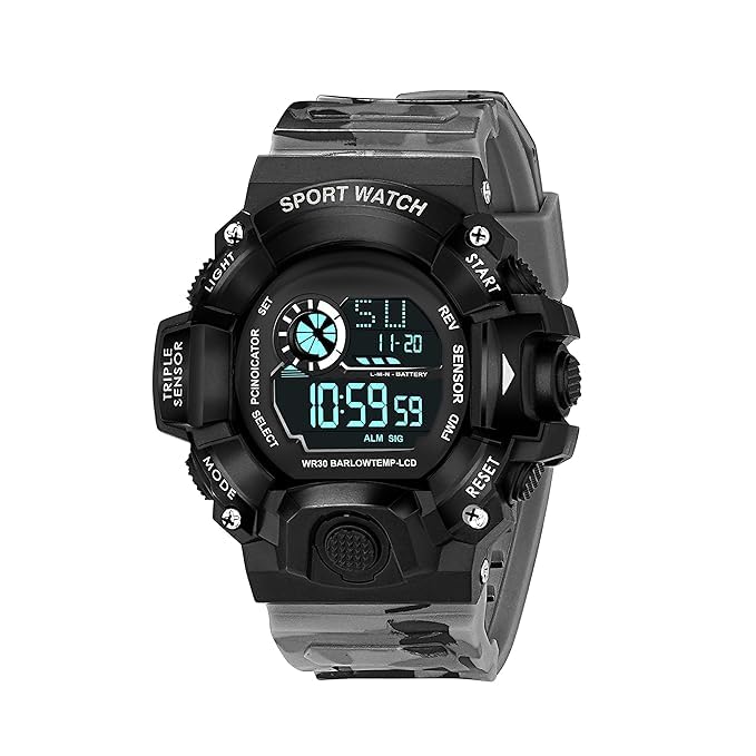 UNEQUETREND Digital Sports Watch for Men & Boys, Multi-Functional Watch- WCS-2620- White (B09SL59DN4) Amazon Price History, Amazon Price Tracker