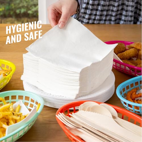 Image of 10on Lite Soft Tissue Paper Napkin, 100 Pulls -1 Ply, Size 27x 30cms -Ultra Soft & Absorbent (Pack of 2)