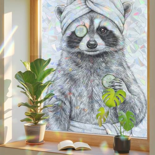 Película de privacidad para ventana gris con diseño 3D miniatura 1
