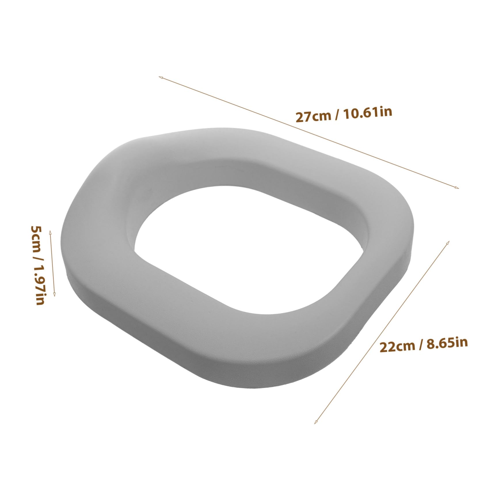 IWOWHERO Toilet Ladder Pu Mat Kids Toilet Seat Cover Portable Comfortable Safe for Toddlers