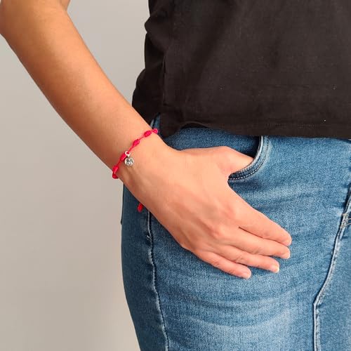 Pulsera escapulario Virgen del Carmen y Sagrado Corazón