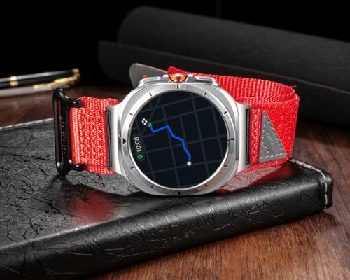 Image of Nylon Watch Band Compatible with Samsung Galaxy Watch Ultra 1 /2. | Millitary Nylon Strap Galaxy Watch Ultra -47mm for Men.