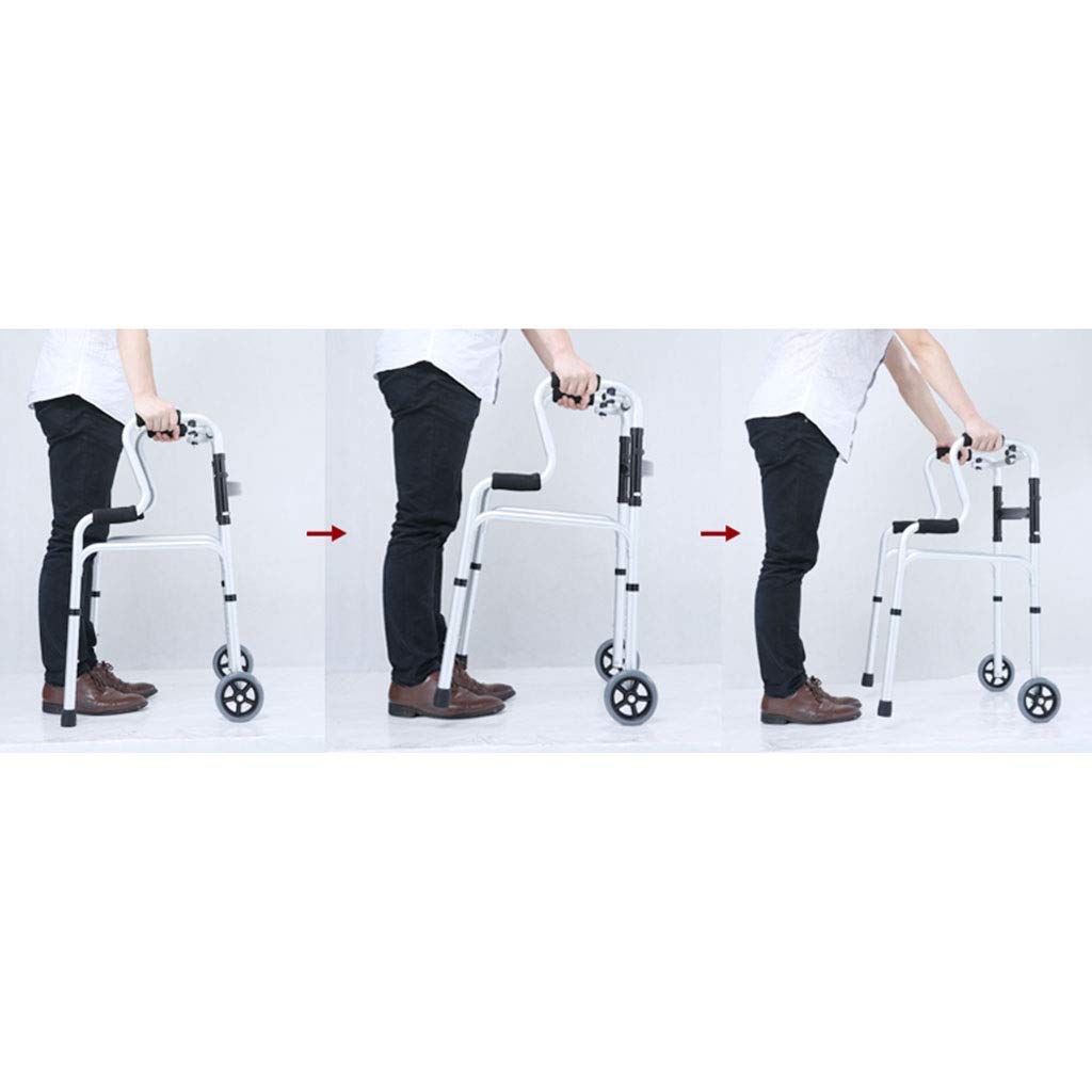 Wygodne, lekkie rolki, sprzęt do pionowego koszyka, chodziki dla seniorów, dla seniorów, dorosły stop aluminium, 514672 cm,C