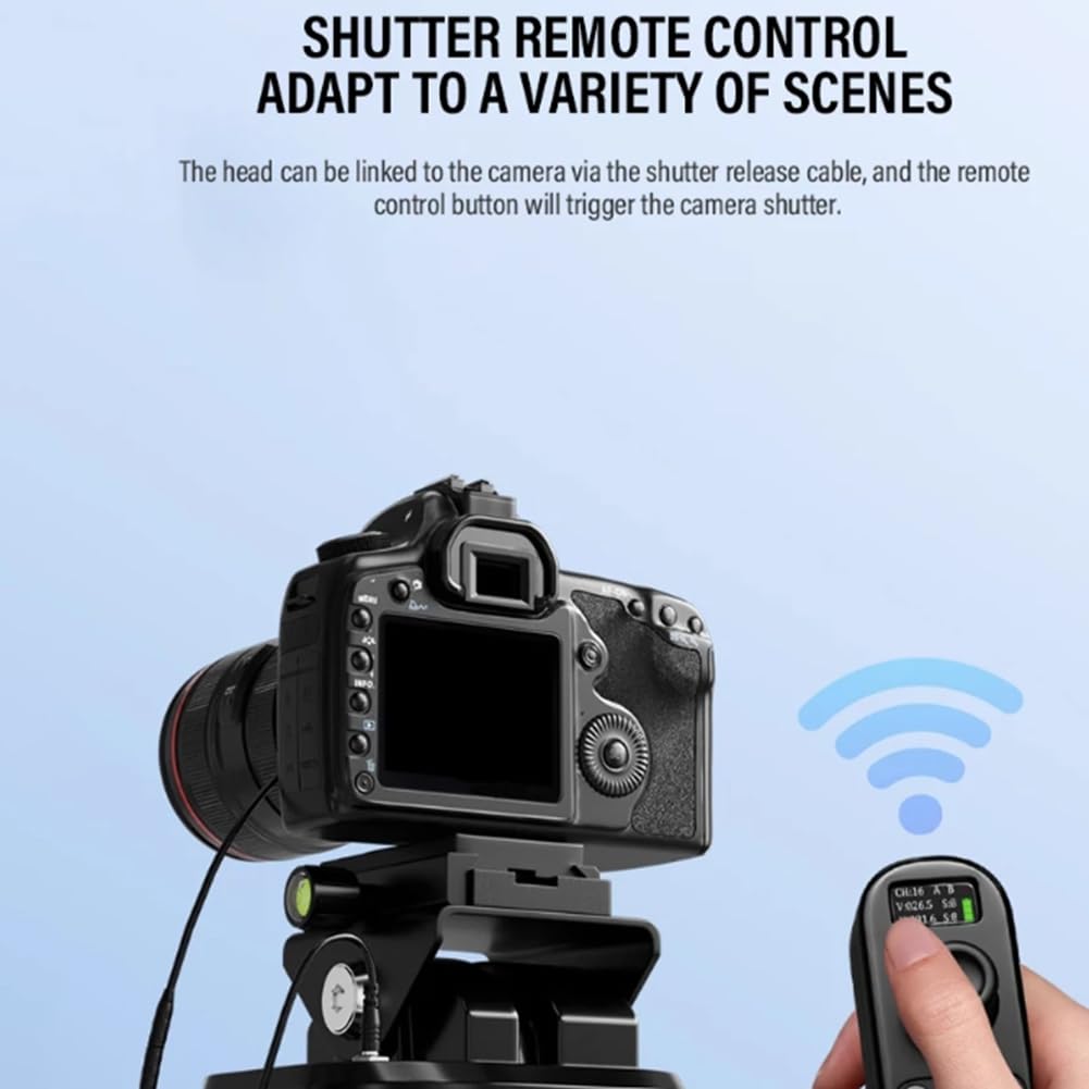 Gimbal Eléctrico para Fotografía Time-Lapse M7 con Control Remoto Inalámbrico y Obturador. Rotación Panorámica de 360 Grados.